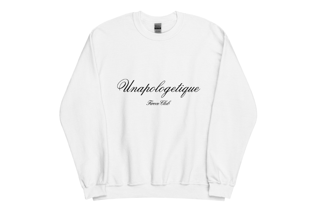 Unapologetique Sweatshirt in Blanche