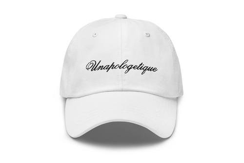 Unapologetique Baseball Hat in Blanche