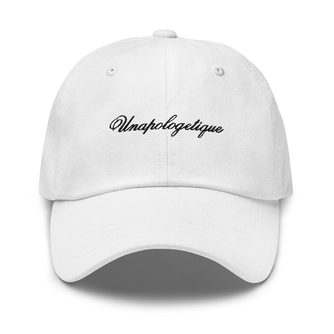 Unapologetique Baseball Hat in Blanche