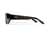 Classique acetate sunglasses with blue green lenses