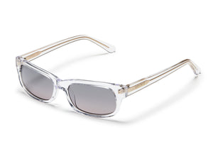 Naked acetate sunglasses with grey lenses