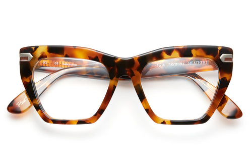 Panthera acetate sunglasses with clear lenses 
