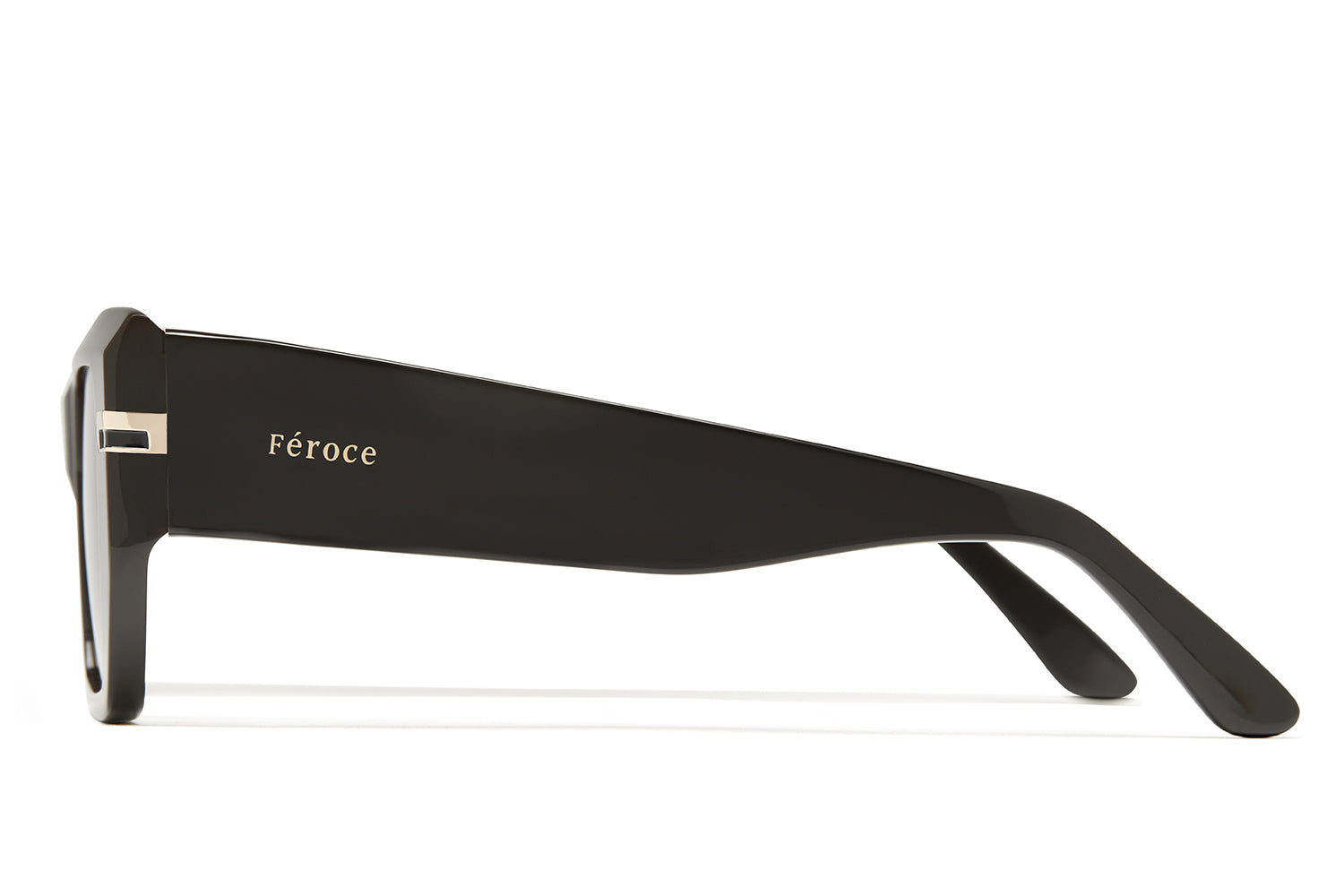 Espresso acetate sunglasses with brown lenses and gold tone hardware