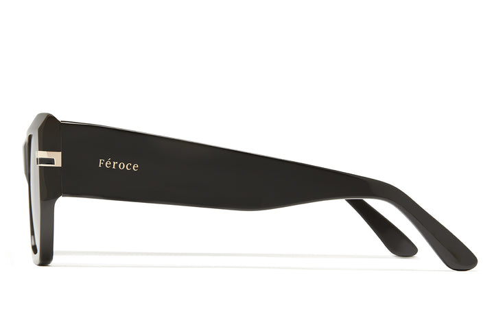 Espresso acetate sunglasses with brown lenses and gold tone hardware